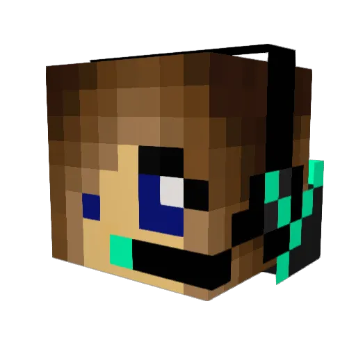 oysteindatter123 Minecraft avatar head, 3D render