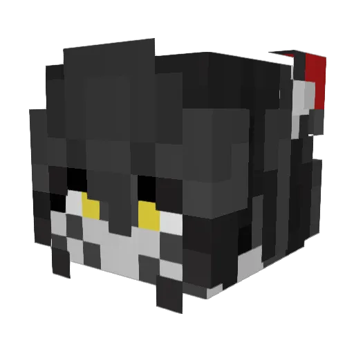 oz13ms Minecraft avatar head, 3D render