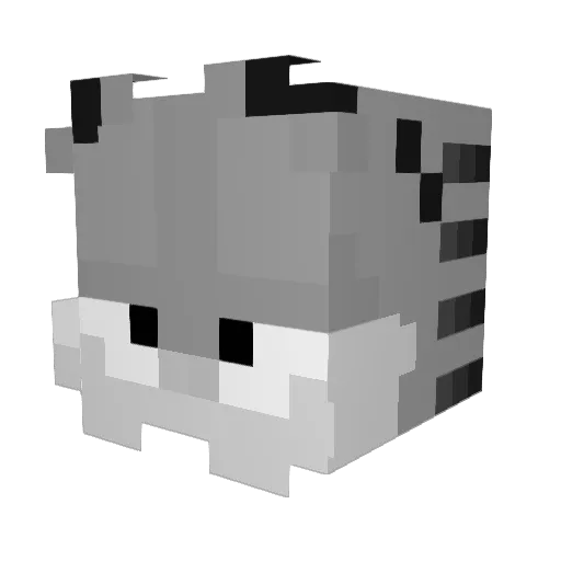 oz787 Minecraft avatar head, 3D render