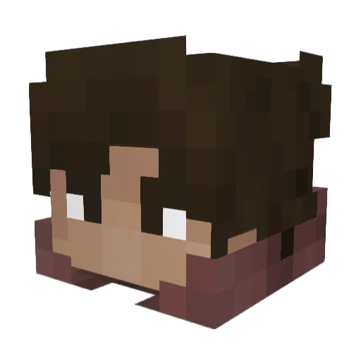 ozca00 Minecraft avatar head, 3D render
