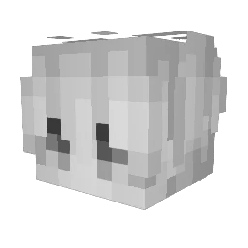 ozcar_0 Minecraft avatar head, 3D render
