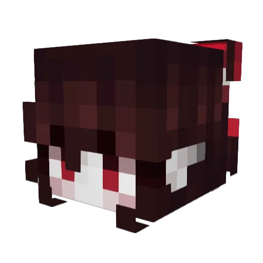 oze0527 Minecraft avatar head, 3D render