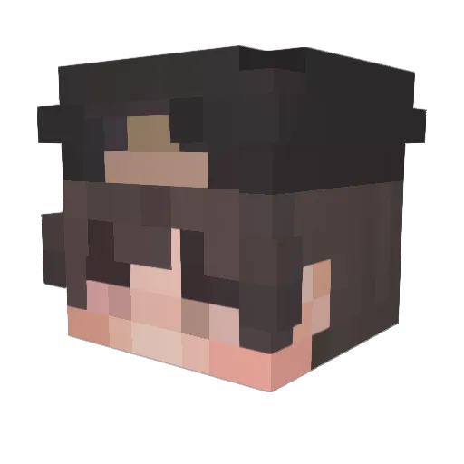 ozean0 Minecraft avatar head, 3D render