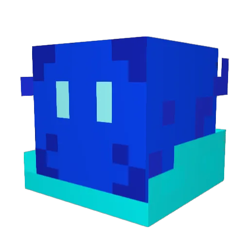 ozerghost Minecraft avatar head, 3D render