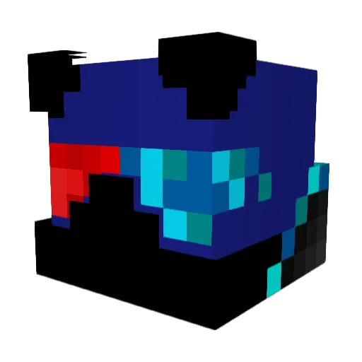 ozm0s1s Minecraft avatar head, 3D render
