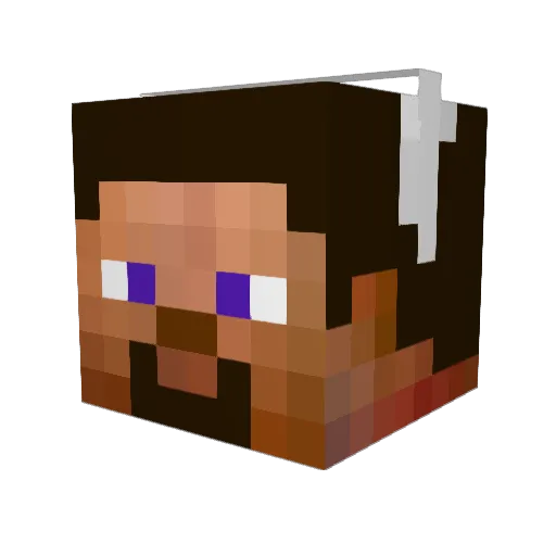 ozolins007 Minecraft avatar head, 3D render