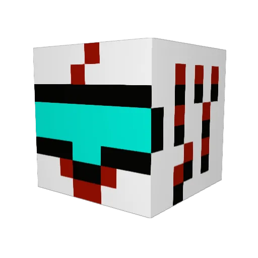 ozone100 Minecraft avatar head, 3D render
