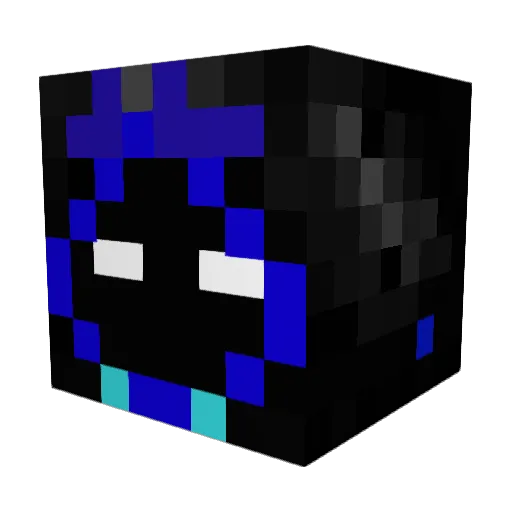 ozred Minecraft avatar head, 3D render