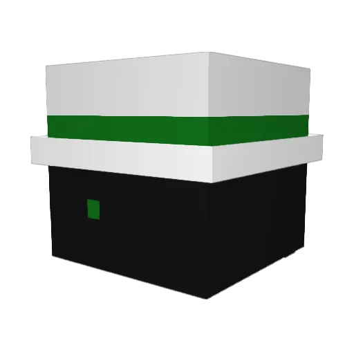 ozru Minecraft avatar head, 3D render