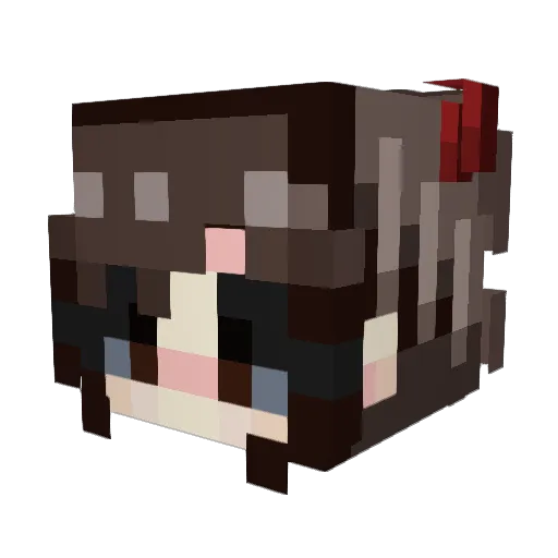 ozry Minecraft avatar head, 3D render