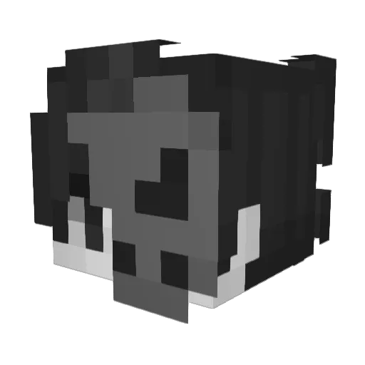 ozx1n Minecraft avatar head, 3D render