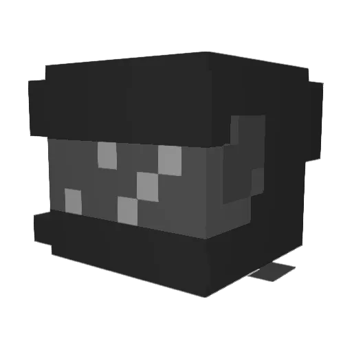 ozyhare Minecraft avatar head, 3D render