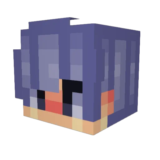 ozymac Minecraft avatar head, 3D render