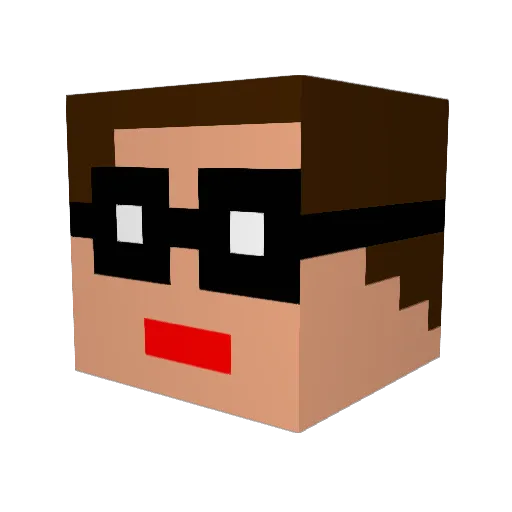 ozziboy123 Minecraft avatar head, 3D render