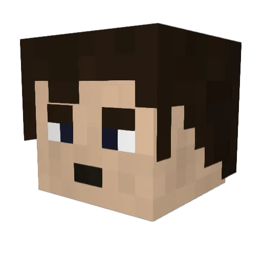 ozzy70 Minecraft avatar head, 3D render