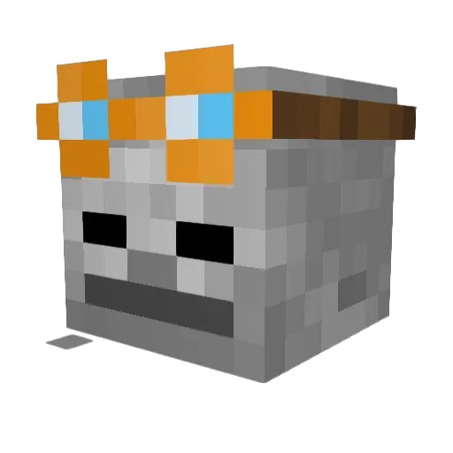 ozzy_boy9 Minecraft avatar head, 3D render