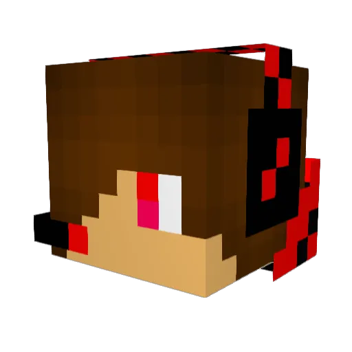 ozzyo55 Minecraft avatar head, 3D render