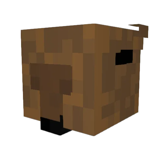 ozzywilts Minecraft avatar head, 3D render