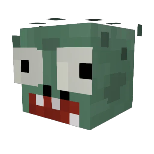 ozzzie19 Minecraft avatar head, 3D render
