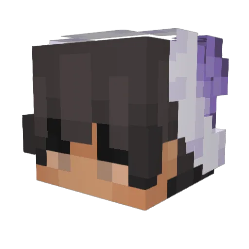 p011ux_ Minecraft avatar head, 3D render
