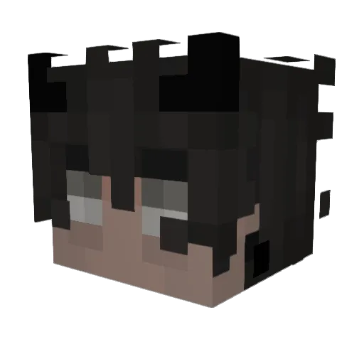 p01nt_ Minecraft avatar head, 3D render