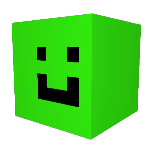 p0gish Minecraft avatar head, 3D render