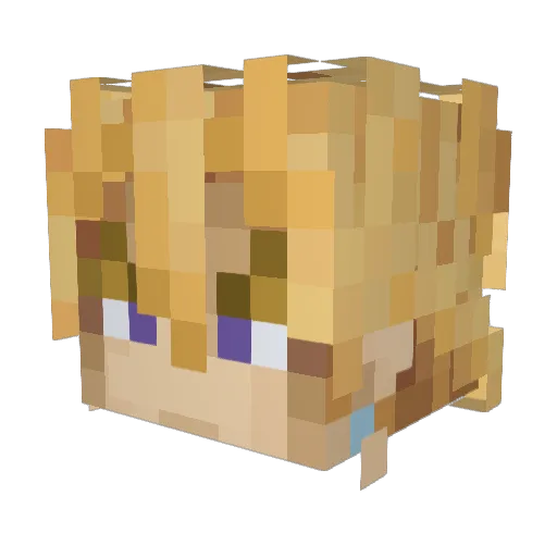 p0laris21 Minecraft avatar head, 3D render