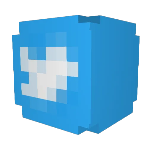 p0ma Minecraft avatar head, 3D render