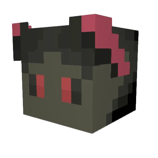 p0pt45rt13 Minecraft avatar head, 3D render