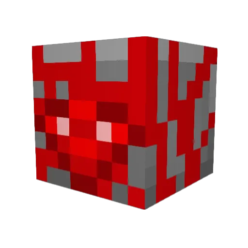 p0rpl3 Minecraft avatar head, 3D render