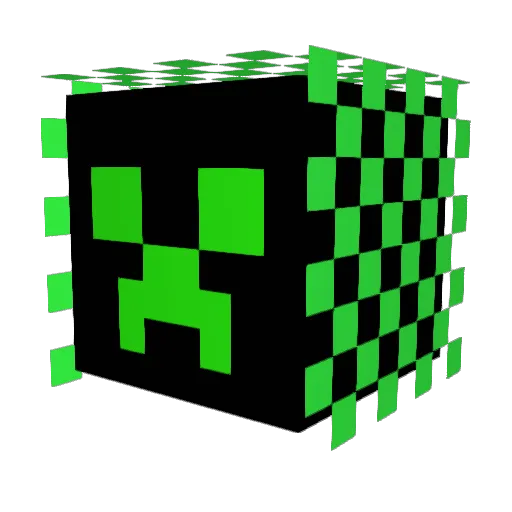 p0t4t15 Minecraft avatar head, 3D render