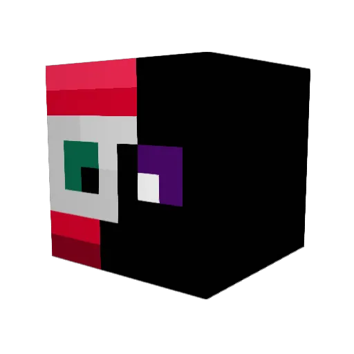 p0tat0_hunter Minecraft avatar head, 3D render