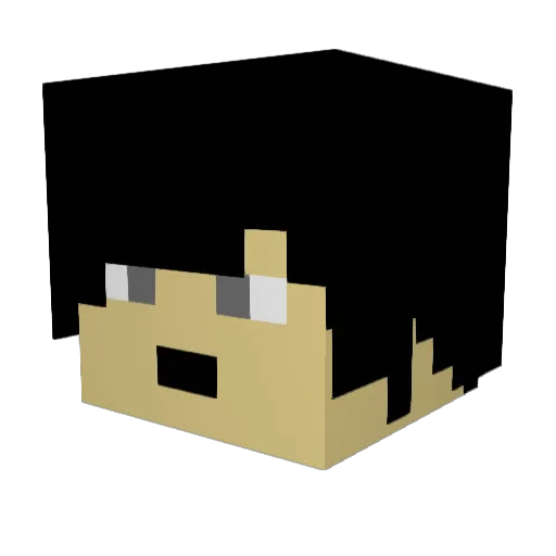 p13tra Minecraft avatar head, 3D render