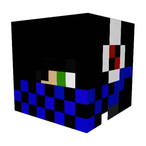 p1ck3ls Minecraft avatar head, 3D render