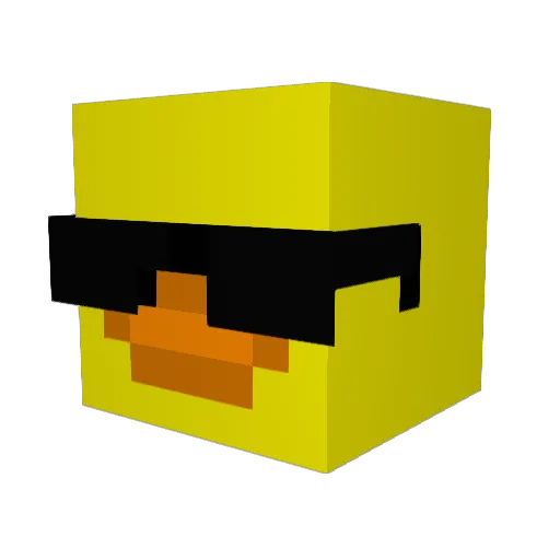 p1lamont Minecraft avatar head, 3D render