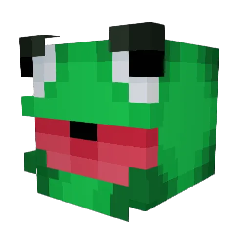p1nKn1p Minecraft avatar head, 3D render