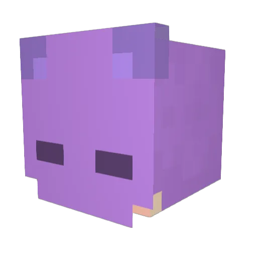 p1pipupepo Minecraft avatar head, 3D render