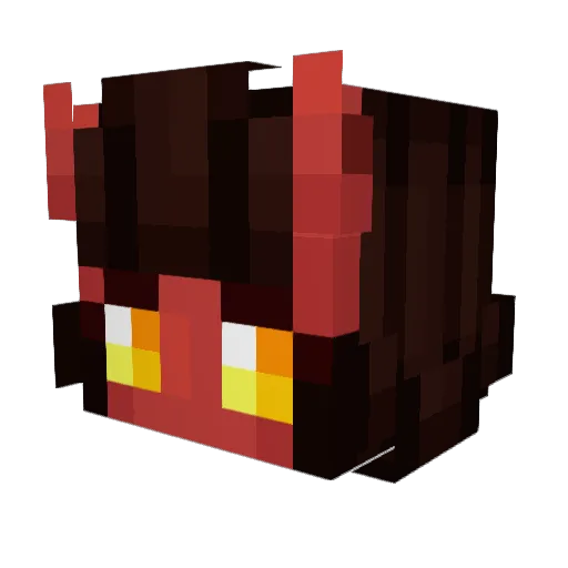 p1ssbabie Minecraft avatar head, 3D render