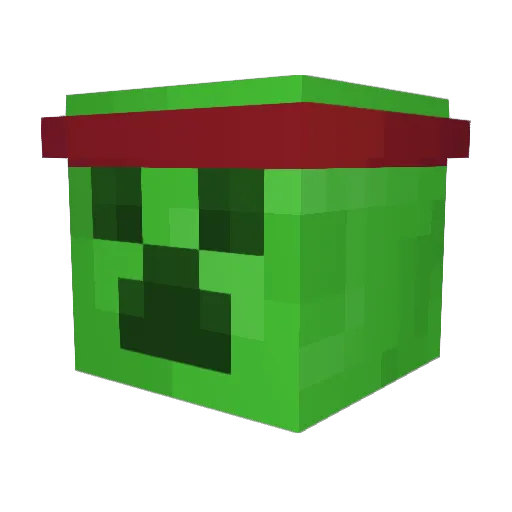 p1va Minecraft avatar head, 3D render
