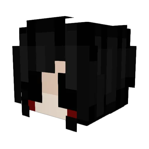 p2ai Minecraft avatar head, 3D render