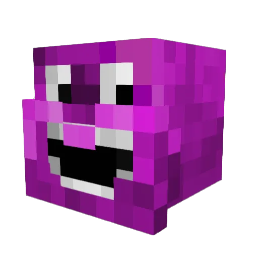 p3alks_109 Minecraft avatar head, 3D render
