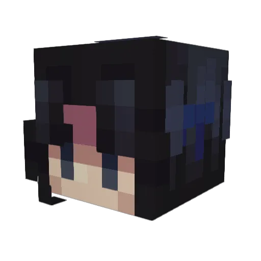 p3enguiin Minecraft avatar head, 3D render