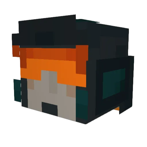 p3ncil32 Minecraft avatar head, 3D render