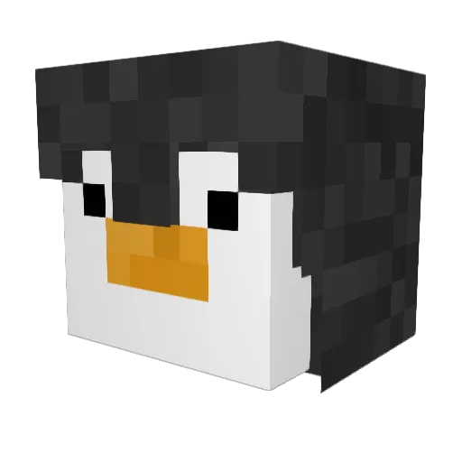 p3ng_u Minecraft avatar head, 3D render