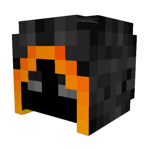 p3rkuns Minecraft avatar head, 3D render