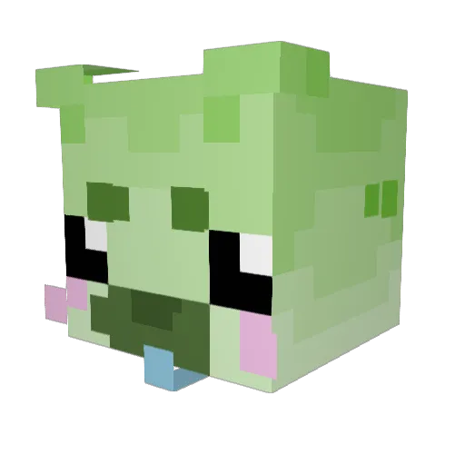 p3rs0nally Minecraft avatar head, 3D render