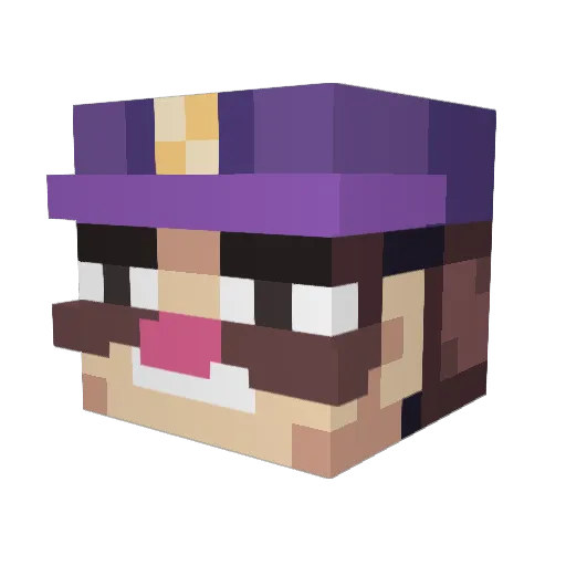 p40kittyhawk Minecraft avatar head, 3D render