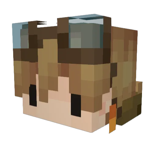 p4cifics Minecraft avatar head, 3D render