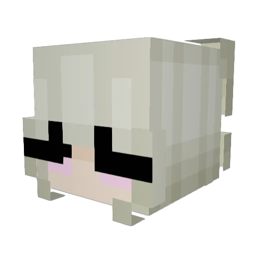 p4get Minecraft avatar head, 3D render