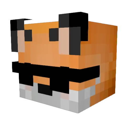 p4indep1ce Minecraft avatar head, 3D render